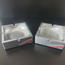 Aschenbecher Metall West 2 Stück