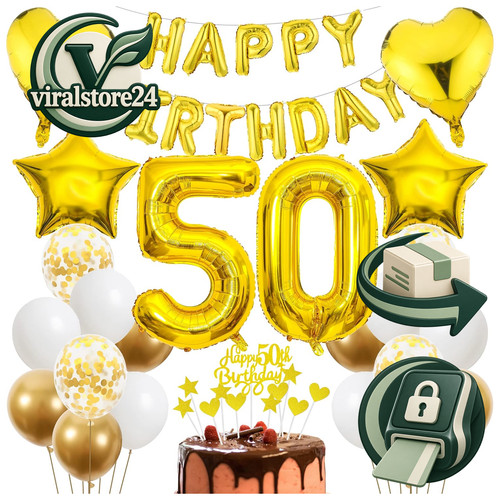Geburtstag dekoration - 50.,