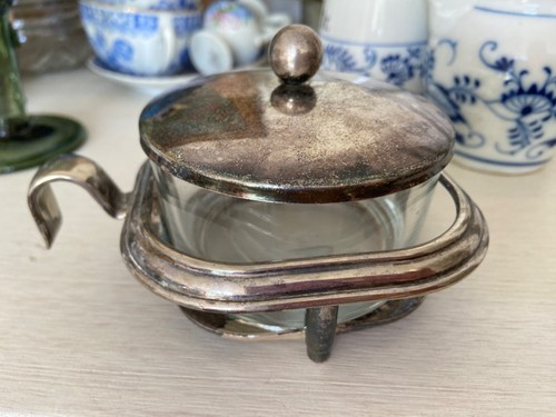 Art deco marmeladen glas - marmeladen,