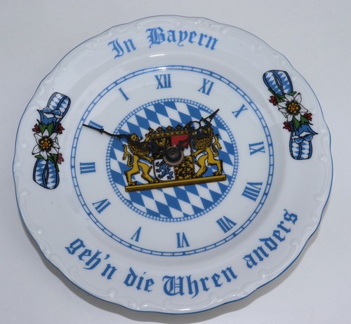 Bayerische rückwärtsuhr - bayerische,