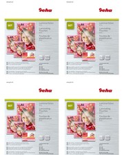 Geha Set 400x Laminierfolien
