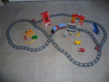 XL LEGO DUPLO EISENBAHN / E-LOK - GLEISE - WEICHEN - VIEL ZUBEHÖR - KONVOLUT