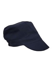 Babymütze Junge Taufhut Schiebermütze Barett Mütze Taufanzug Taufe blau 0-3 Mon