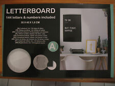 "Letterboard, Buchstabentabel, Stecktafel, Memo-Tafel, 30x45 cm"