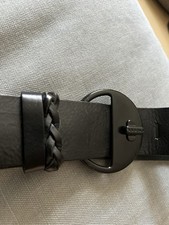 DIESEL Damen Gürtel Leder Gr 90 Neu