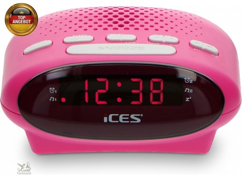 Ices icr 210 pink uhrenradio - icr-210,