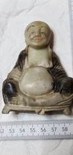 Happy Buddha, Speckstein-Schnitzerei