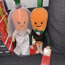 Aldi Kevin die Karotte 2025 Konvolut Kevin & Katie Stofftier Weihnachten Hochzeit 