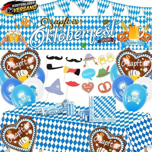 Oktoberfest deko set - oktoberfest,