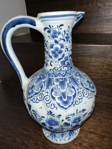 Vintage delft style kanne - kanne, vase