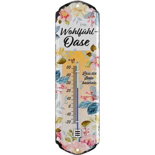 Thermometer wohlfühl oase - thermometer, wohlfühl-oase