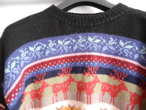 Schwarzer strickpullover gr - schwarzer, ,gr