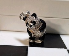 Thomas Sabo🐼Panda🐼Groß🐼CZ🐼3cm🐼Bär🐼Teddy🐼Tier Silber Charm Anhänger