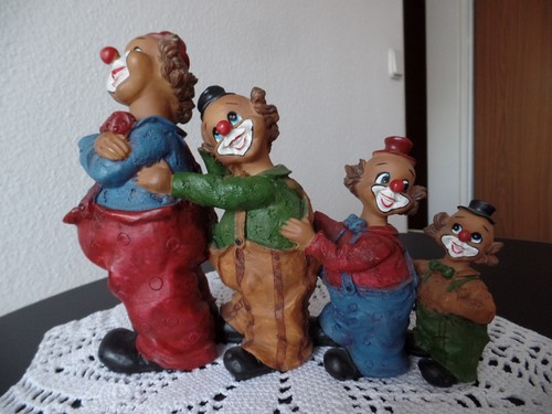 Clownfamilie figur aus - clownfamilie,