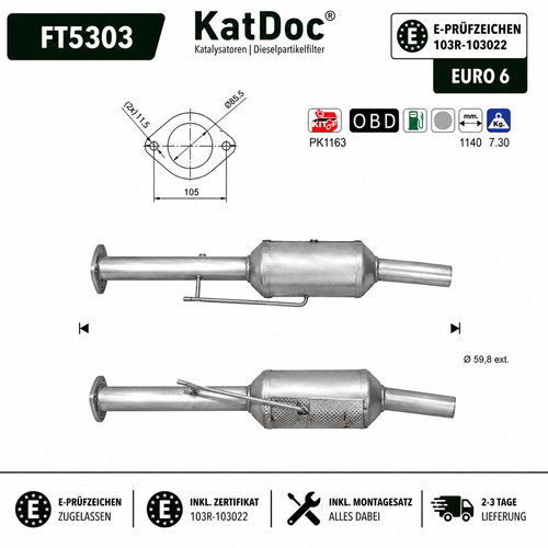 Dpf partikelfilter ford - ✅,
