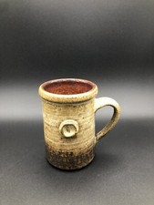 Handgefertigter Rudi Stahl Studiokeramik Becher Signiert