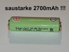 2 x Ersatz-Akku für WELLA CONTURA HS40 HS41 Haarschneider 2700mAh PROMO ANGEBOT!