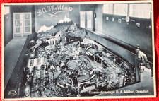 11473 AK DRESDEN Ausstellung Das Papier Modell-Eisenbahn Märklin Spielzeug