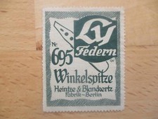 (2577) Reklamemarke Heintze &