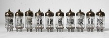 10X ECC81 12AT7 VALVO GEPRÜFT AUF FUNKE W 19 CODE VF1