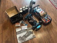 Tamiya TT-02 1:10 Glattbahn Großes Konvolut Tuning Teile Reifen Alu Technik