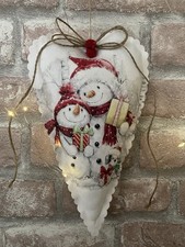 Deko Herz ⛄️ SCHNEEMANNFAMILIE  ähnlich Tilda