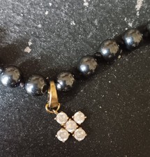 Vintage Onyx Halskette 