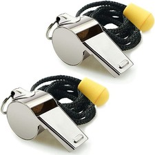 Pfeife edelstahl 2er pack - pfeife, 2er-pack