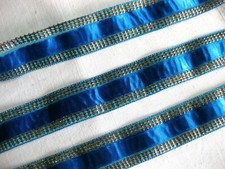 Borte Satinband mit Pailletten