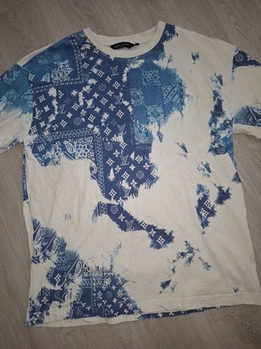 Herren shirt weiß blau - t-shirt,,