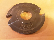 1 Kity Fräser Frässcheibe Schlitzscheibe 100 x 8 x 30 Handvorschub