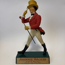 JOHNNIE WALKER Old Scotch Whisky Vintage Bar Werbe Ausstellungs Figur 40cm Hoch