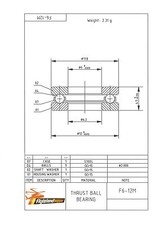 Axial Drucklager F 6-12 M