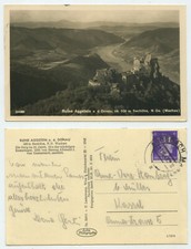 86961 - Ruine Aggstein a.d. Donau - Luftbild - Echtfoto - AK, gelaufen 27.8.1943