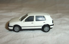 4/24 J Herpa VW Golf 3 GL Weiß Modellauto 1:87 H0 Modelleisenbahn