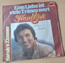 Karel Gott - Eine Liebe ist viele Tränen wert * 7" * Schallplatte * Single