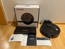 Ecovacs Saugwischroboter Robotics, schwarz, fast neu, gratis Ersatzteilzubehör, 