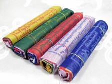 5 Rollen Tibet Gebetsfahnen -