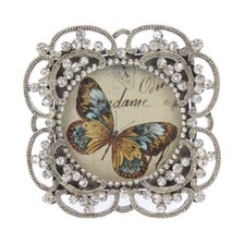 Bilderrahmen 7,5x7,5 cm silber