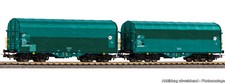 Piko 58288 Schiebeplanwagen-Set FS Mercitalia 2-teilig  Ep. VI DC