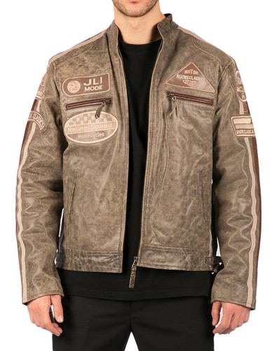 Herrenjacke 100 echtleder - herrenjacke, 100%