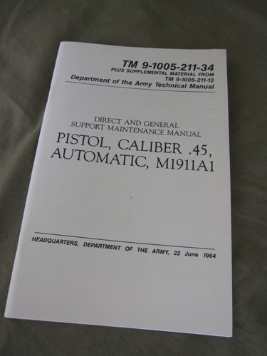 Technical manual tdv - technical, colt