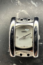 EBEL BELUGA MANSCHETTE DAMEN UHR QUARTZ STAHL 20MM OHNE BAND