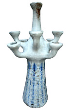 9-armiger Keramik Kerzenständer H: 46,5 cm 3,8 kg Scandinavian Modern → MONE top