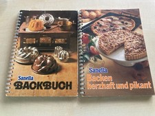 2x Sanella Backbuch +  Backen