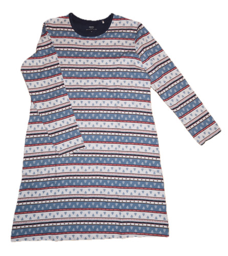 Calida nachthemd rot blau neu - rot-blau,