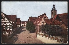 Ansichtskarte Zirndorf, Straßenpartie im Ortskern 