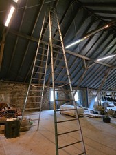 Große Stehleiter Aluminium