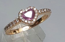 Ring saphir pink brillanten - ring,