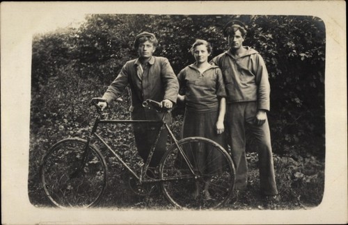 Foto radfahrer fahrrad - ak,